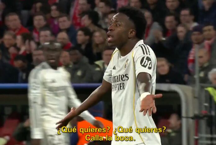 VIDEO: Vinicius Junior tells Real Madrid teammate to ‘shut your mouth’ during Bayern Munich loss