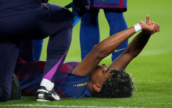 Barcelona fear Lamine Yamal will miss rest of the season with hamstring injury
