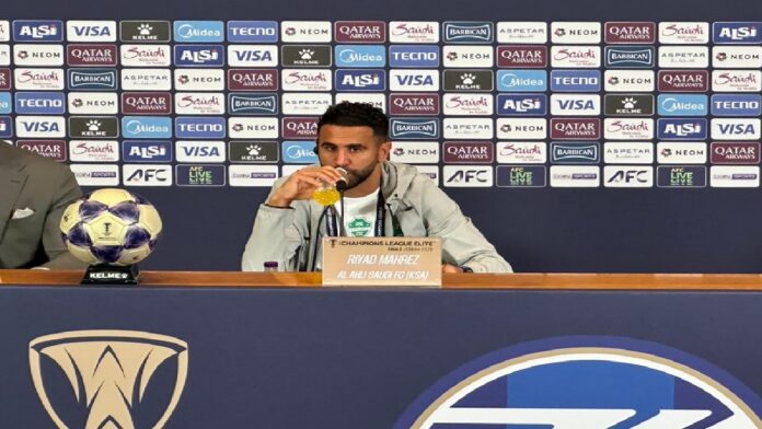 رياض محرز: نحن مستعدون لمواجهة الغد وتحقيق اللقب