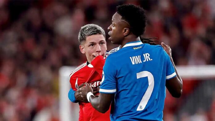 بريستياني يواجه عقوبة قاسية بسبب سلوك تمييزي بحق فينيسيوس