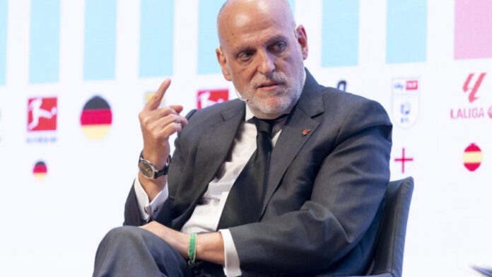 Tebas: “Prefiero que el alirón del Barça no sea en el Clásico”