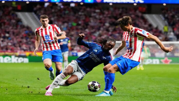 أتلتيكو مدريد وآرسنال يتعادلان بهدف لمثله في نصف نهائي دوري أبطال أوروبا