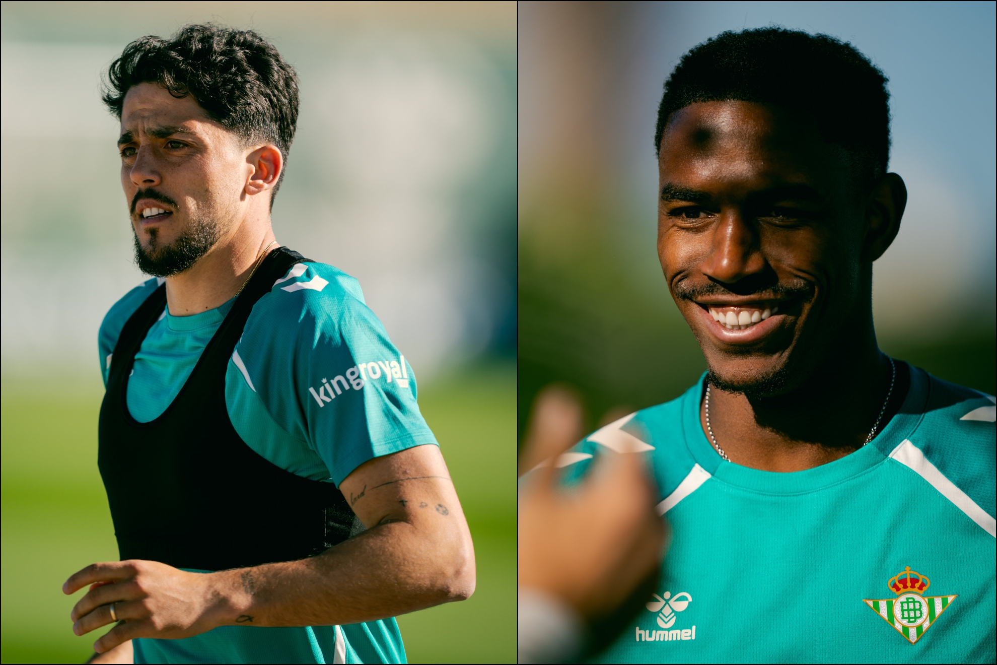 فورنالس وجونيور يتدربان في المدينة الرياضية لبيتيس