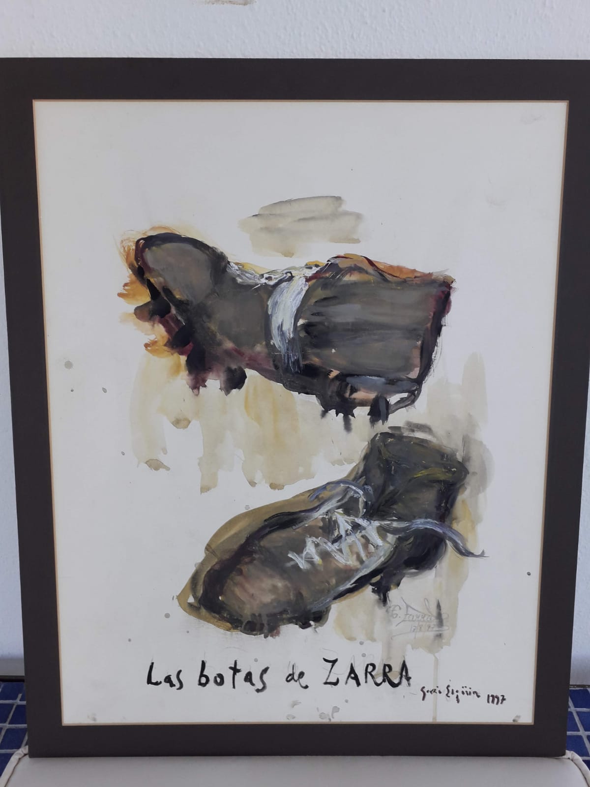 لوحة غارسيا إرجوين 'حذاء زارا'