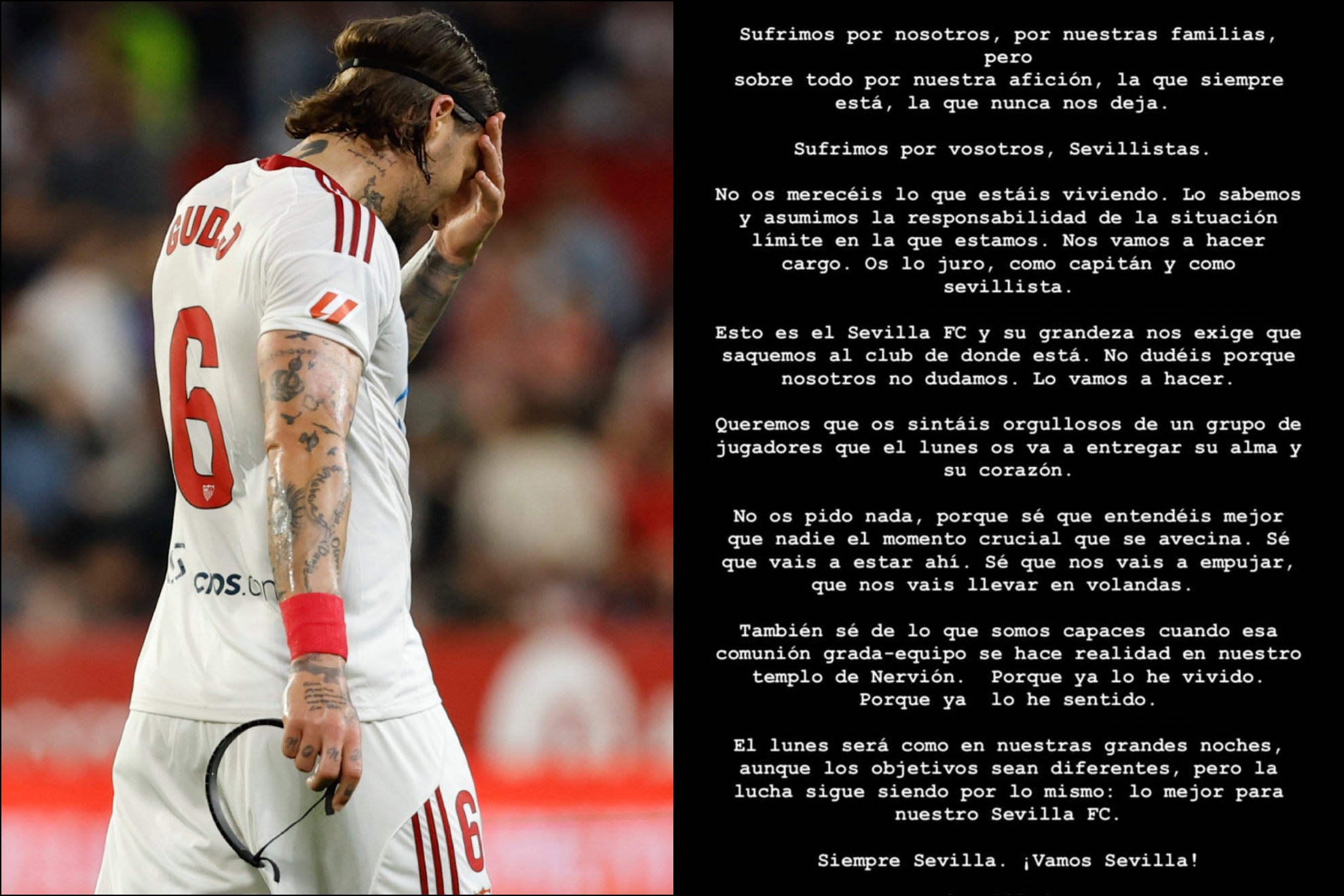 جوديلج يعبر عن حزنه في منشوره على وسائل التواصل الاجتماعي