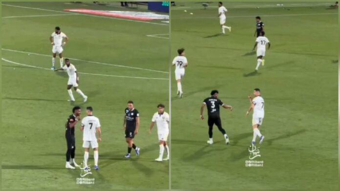 ‏شجار بين علي البليهي وكرستيانو رونالدو وتبادل للألفاظ..فيديو