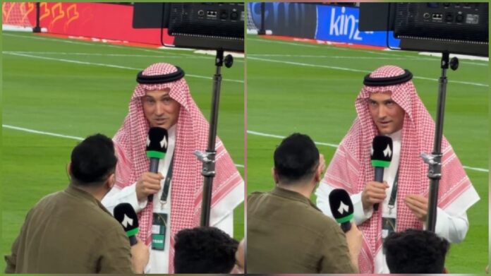 مالك الخلود يظهر بالزي السعودي قبل نهائي كأس الملك.. فيديو