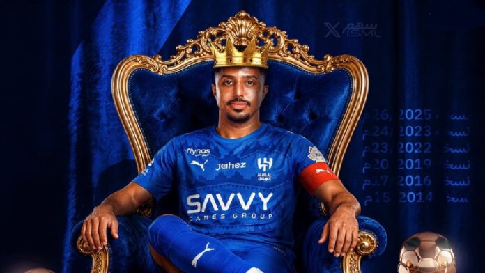 سالم الدوسري يتصدر قائمة الأكثر تتويجًا بكأس الملك