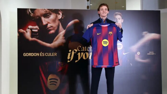 برشلونة يعلن تعاقده مع أنتوني جوردون