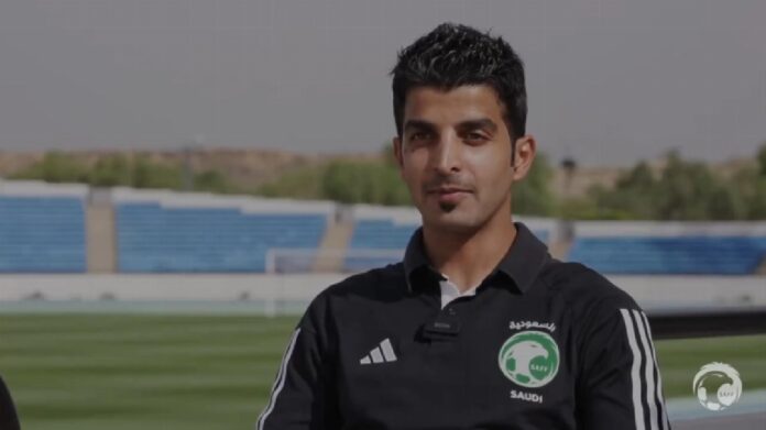 عبدالله الشهري ضمن طاقم تحكيم مباراة فرنسا والسنغال