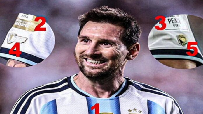 5 شارات تزين قميص ليونيل ميسي في كأس العالم