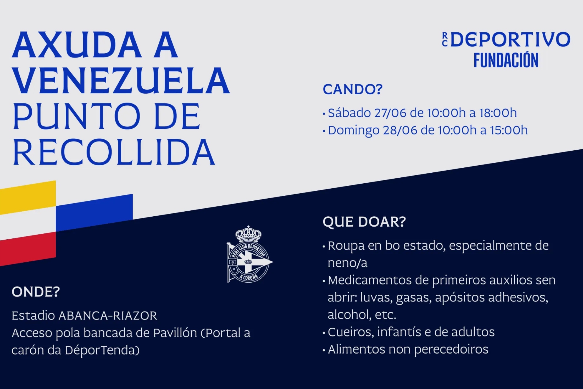 مبادرة RC Deportivo Fundación الإنسانية