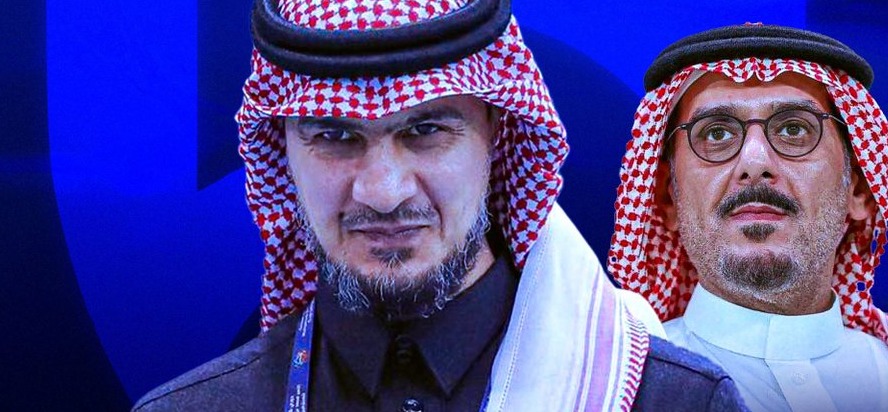 فهد المفرج في أحد اجتماعات نادي الهلال