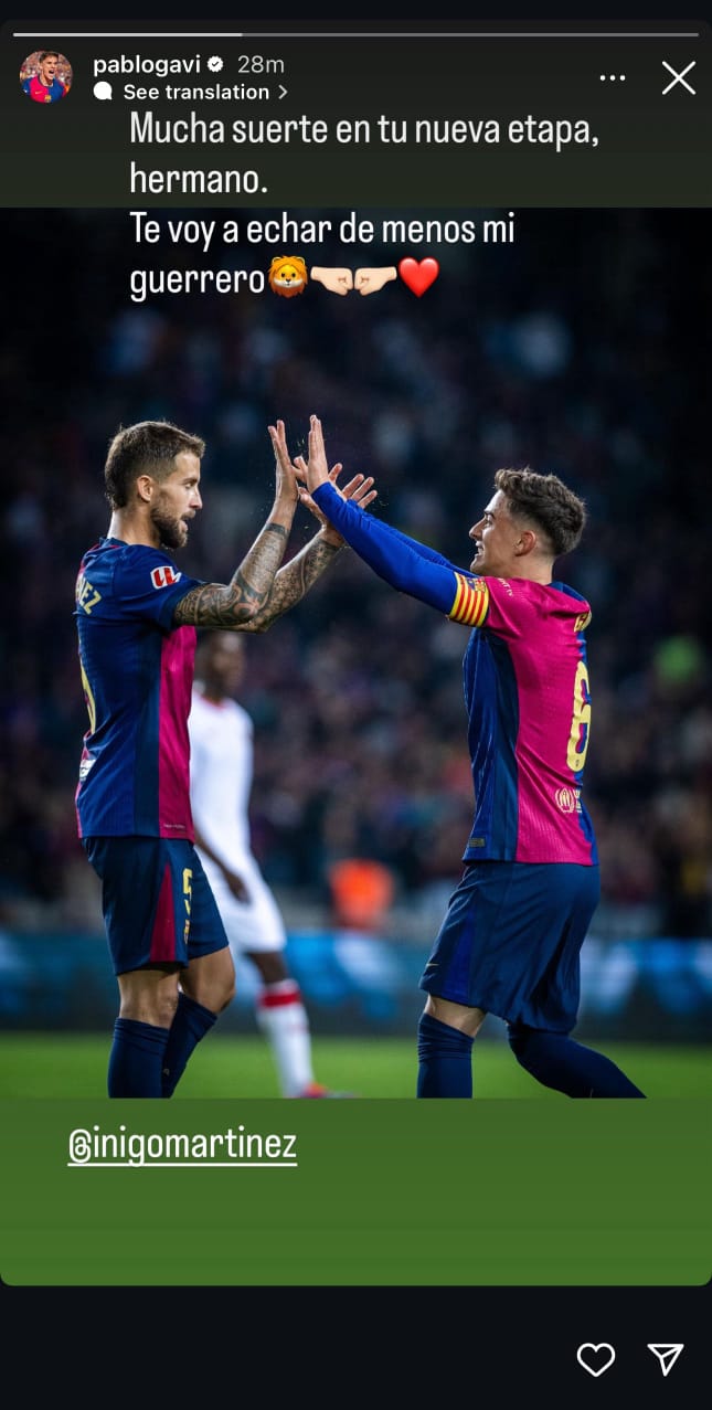 إينيغو مارتينيز مع برشلونة