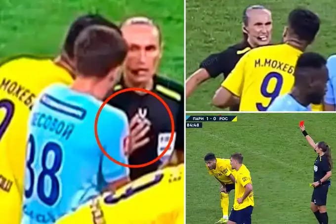 تفاعل الحكمة مع اللاعب