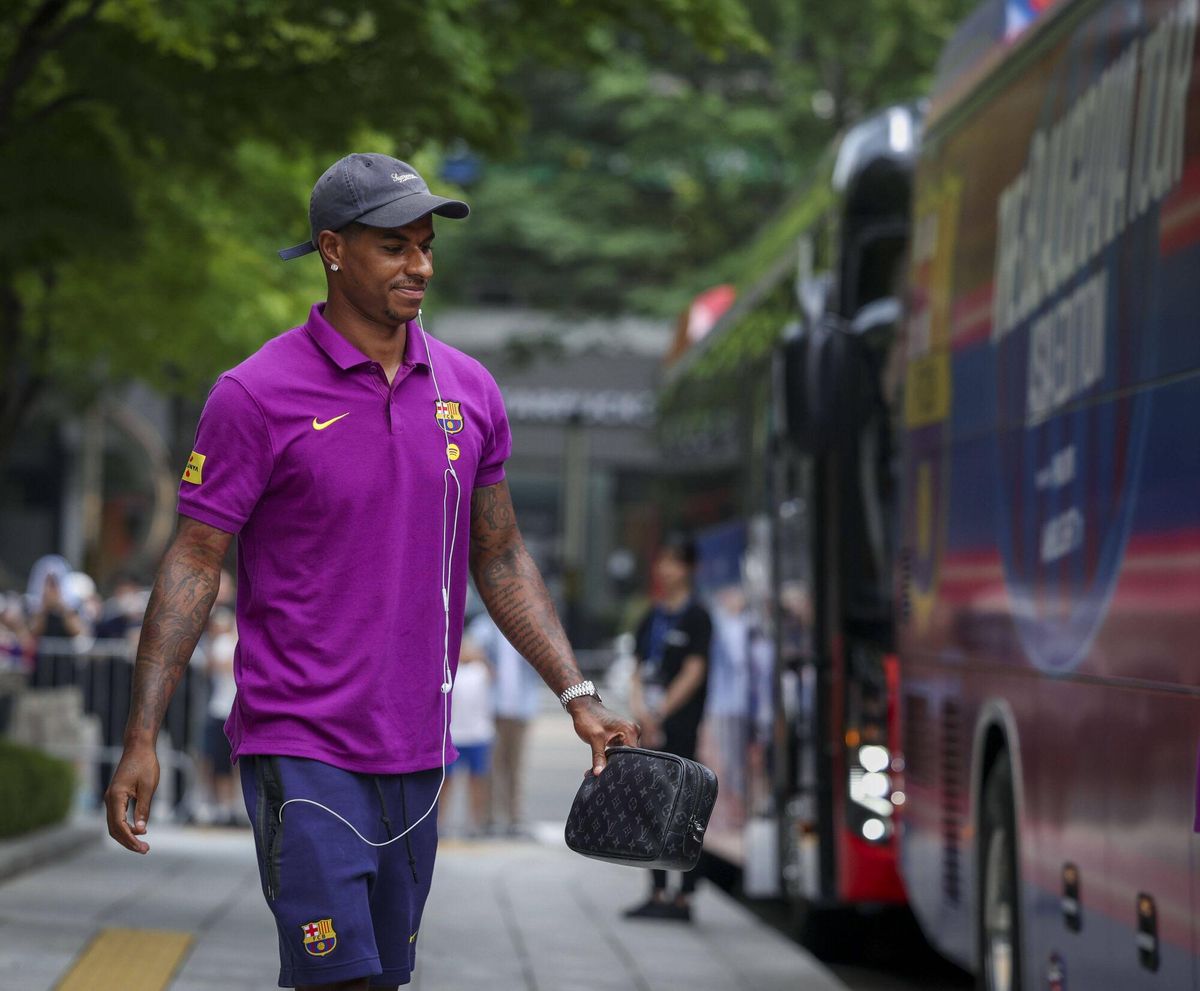 راشفورد يتحدث بإيجابية عن تجربته في برشلونة