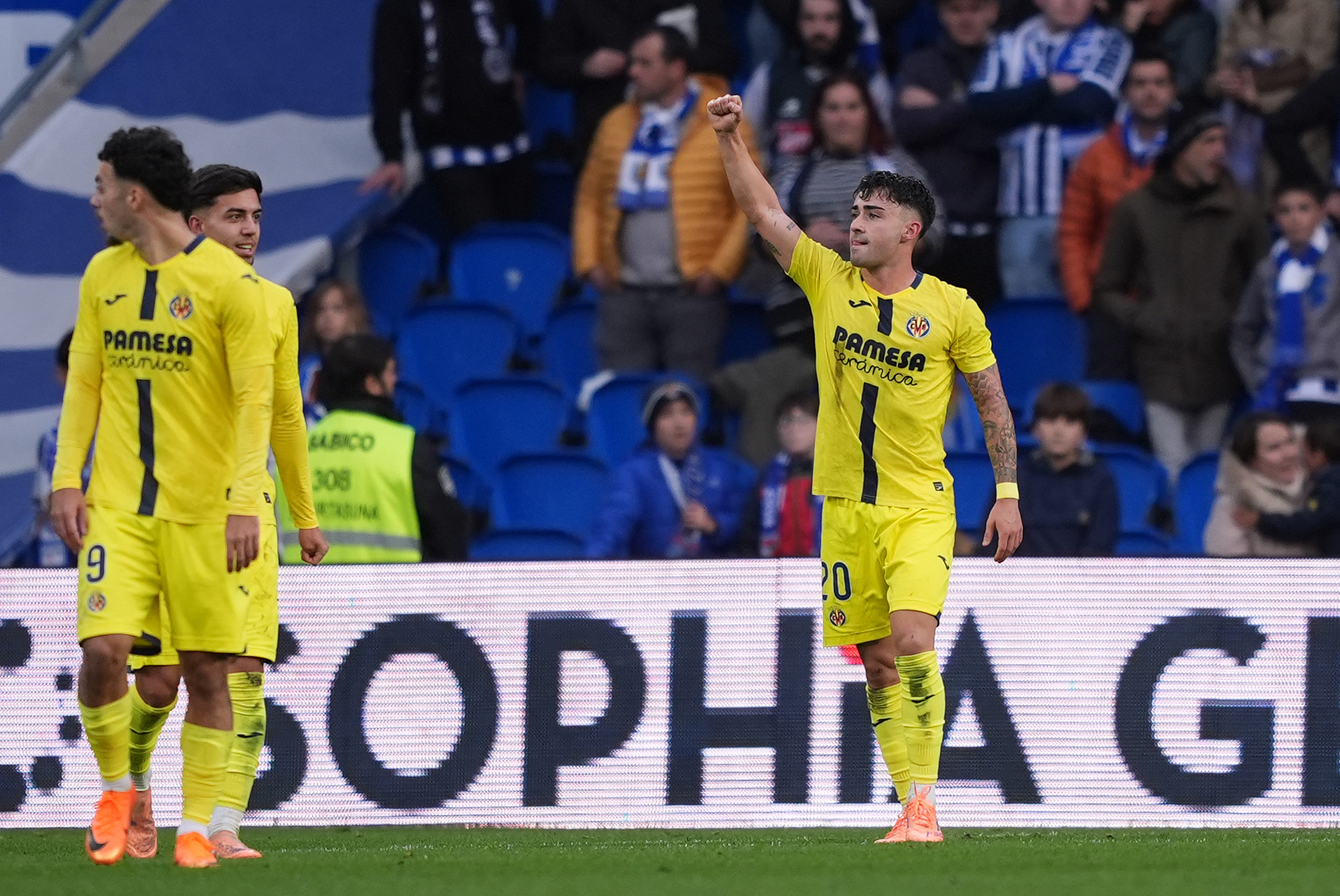 موليرو يسجل ضد ريال سوسيداد.