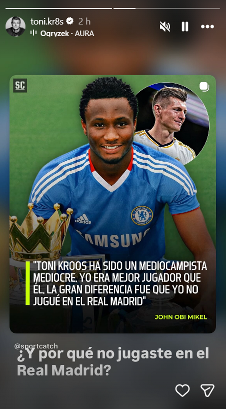 رد كروس على ميكيل