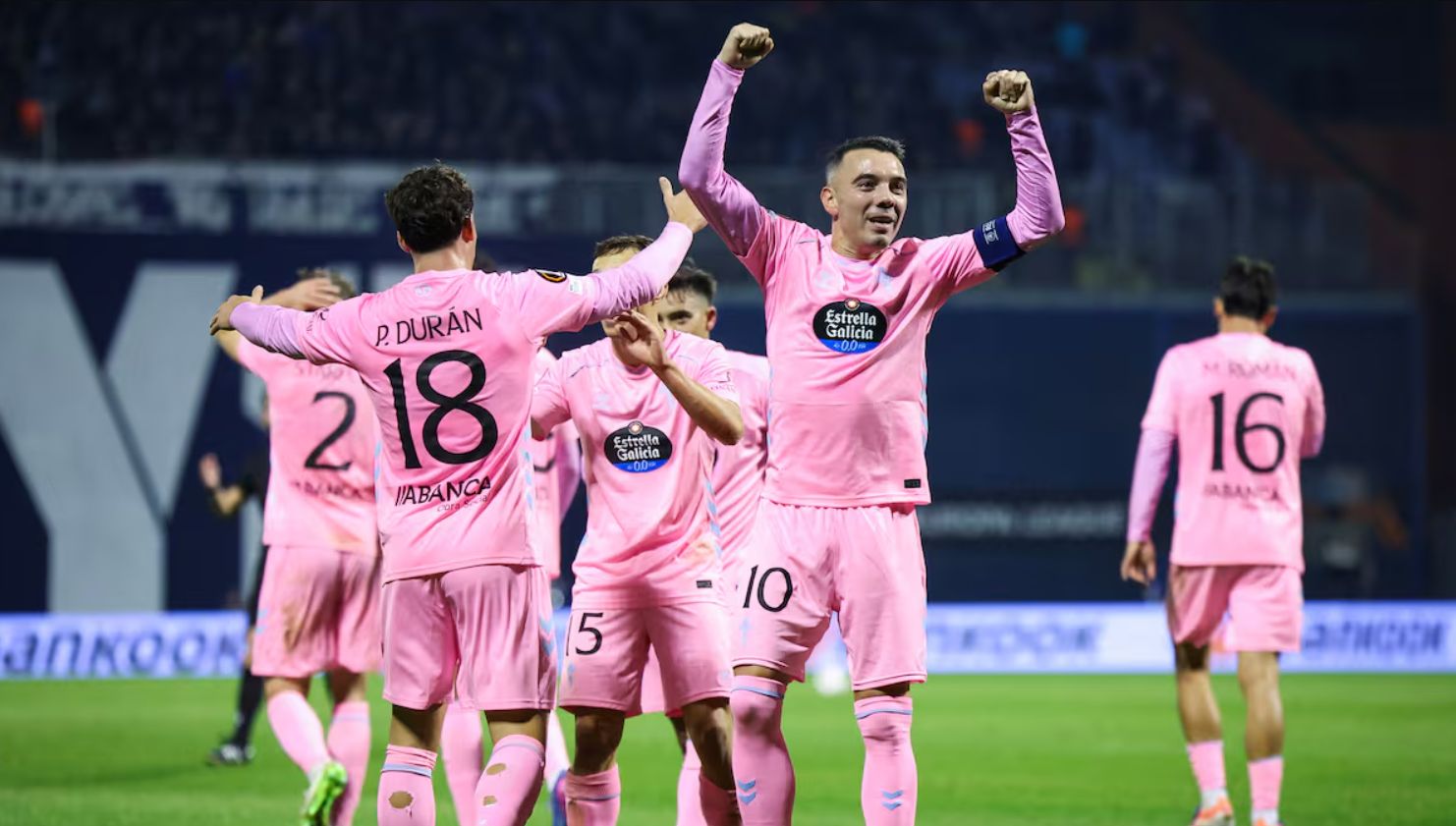 أسباس يسجل في الدوري الأوروبي.