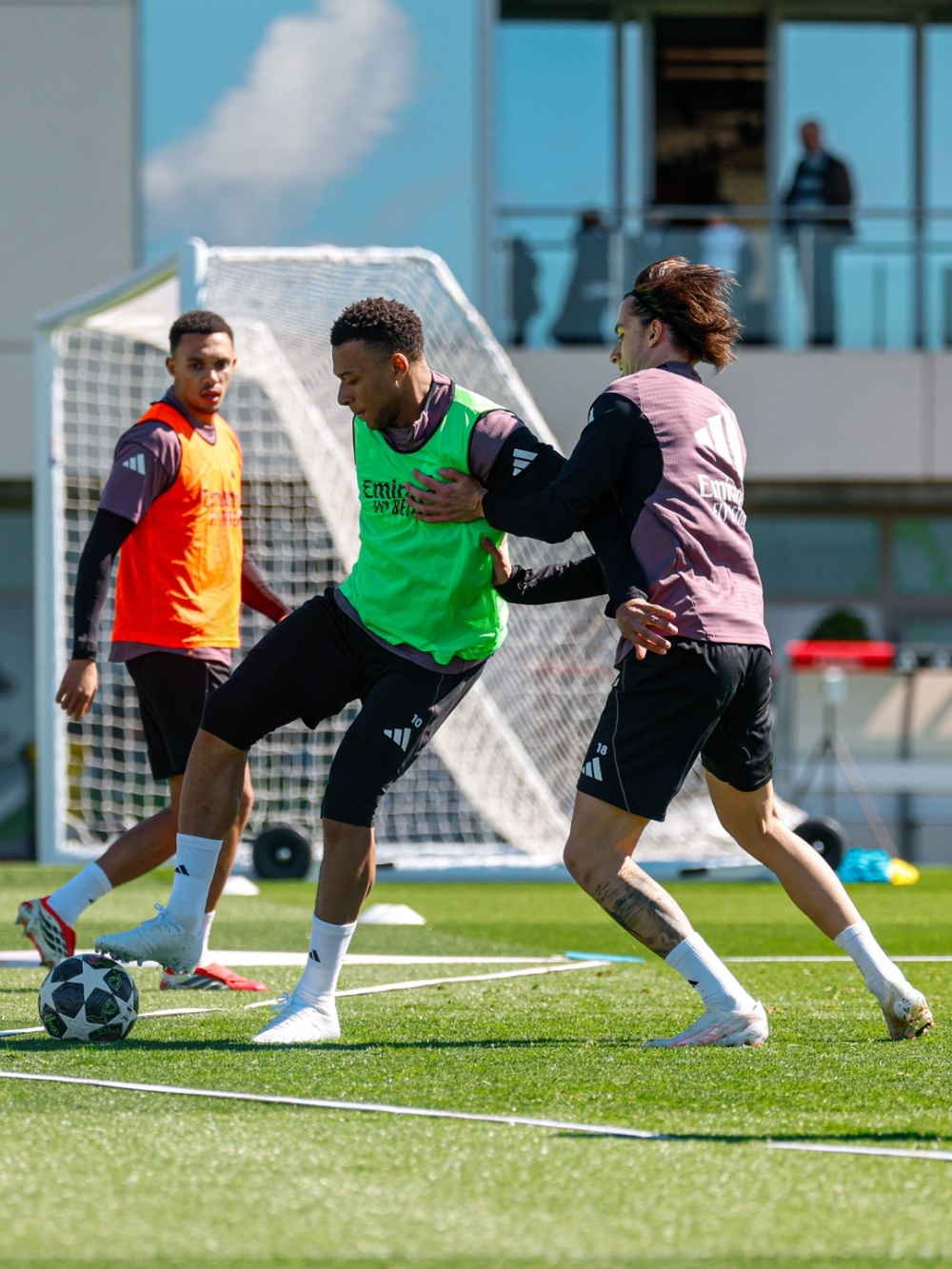 كيليان مبابي في تدريبات ريال مدريد