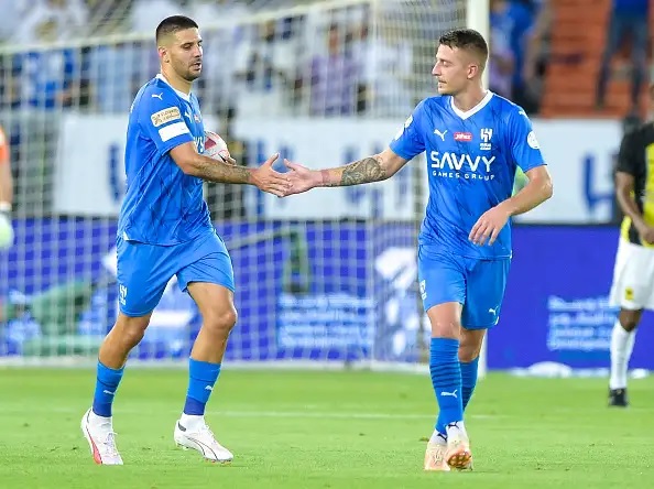 المنتخب السعودي في تدريباته استعداداً للمباريات الودية