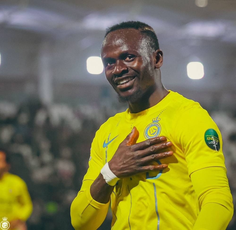 ساديو ماني مع فريق النصر