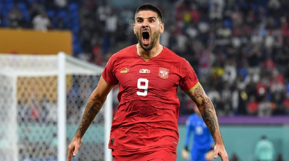 ألكسندر ميتروفيتش في مباراة