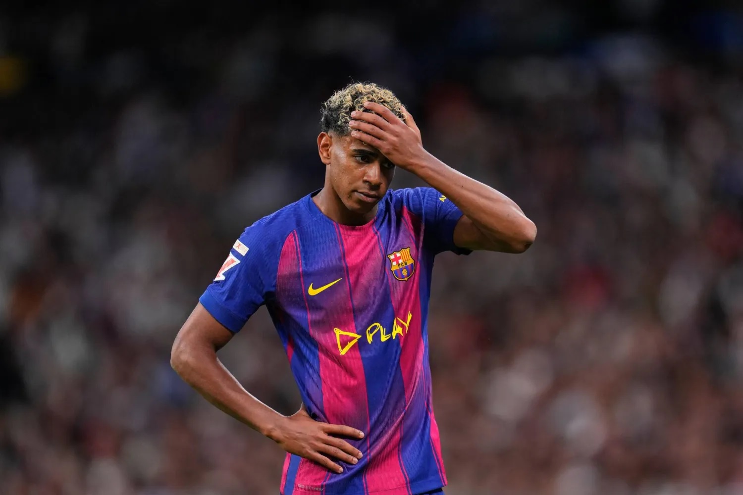 لامين يامال في تدريبات برشلونة