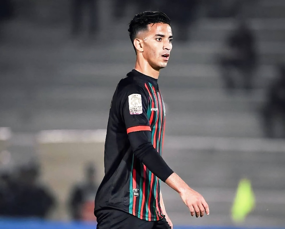 زين الدين الدراك لاعب وسط الجيش الملكي