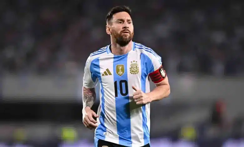 ليونيل ميسي في مباراة ودية