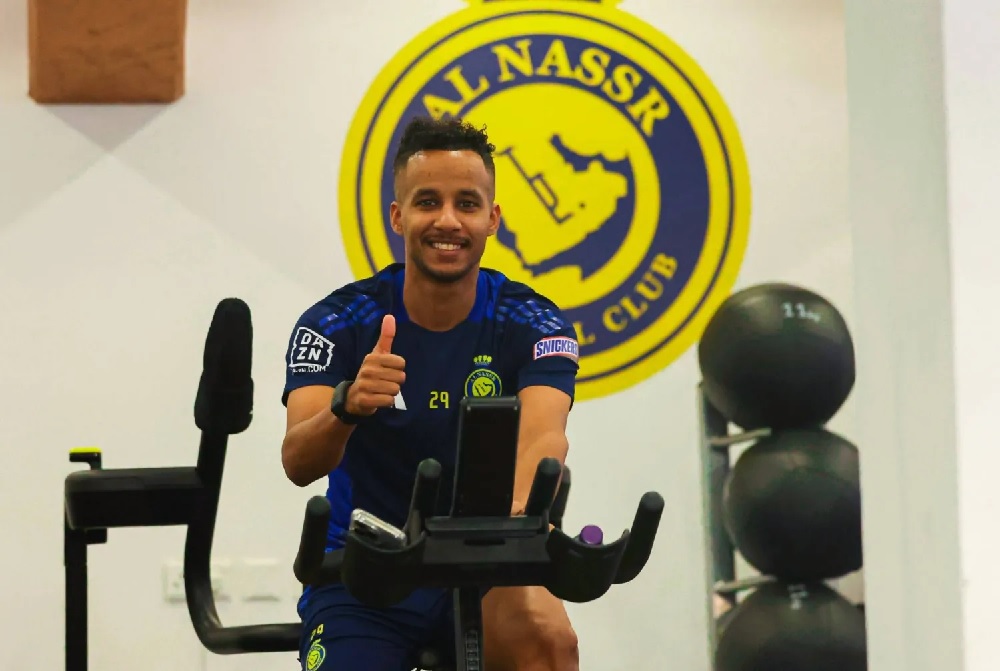 عبدالرحمن غريب لاعب نادي النصر