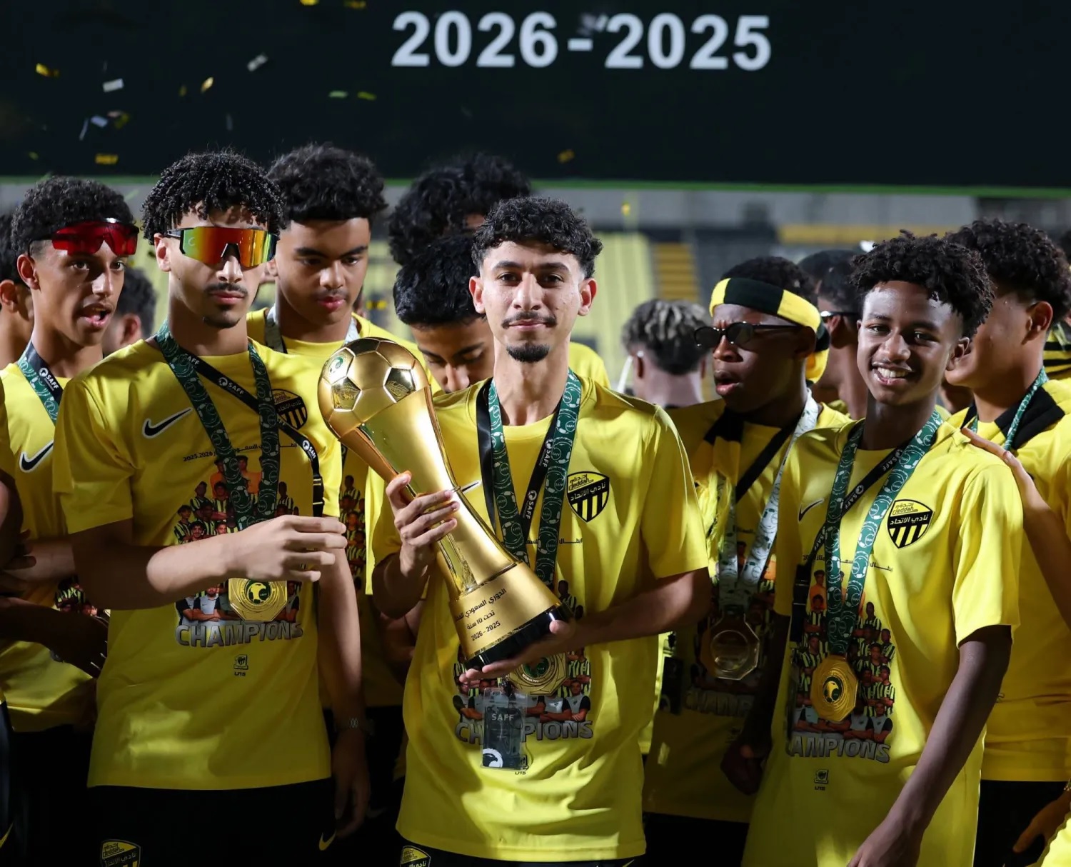 مباراة من الدوري السعودي تحت 15 عاماً